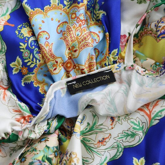 Elegant Italian Floral Maxi Dress Perfect for Summer - Picture 4 of 5